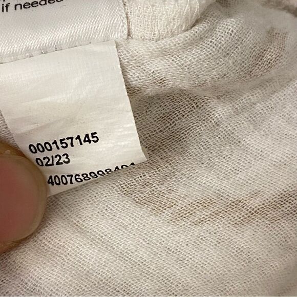 Sonoma Tiered Maxi Dress gauze muslin 100% Cotton Boho square neck oversized M - Picture 12 of 13